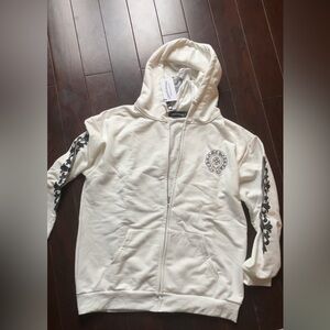 Chrome Hearts White Zip-Up. Ask for more pics if needed 🥰